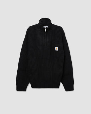 Carhartt WIP Detroit Half Zip Sweater Black