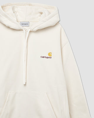 Carhartt WIP Hooded American Script Sweatshirt Sweat Natural