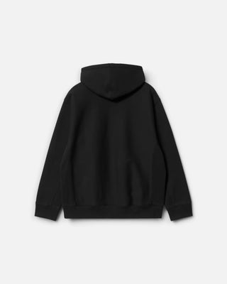 Carhartt WIP Hooded American Script Sweatshirt Black