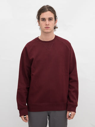 Carhartt WIP Chase Sweatshirt Bordeaux/Gold