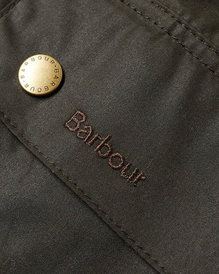 Barbour Ashby Wax Jacket Olive