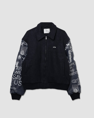 Arte Antwerp Art Saves College Jacket Navy