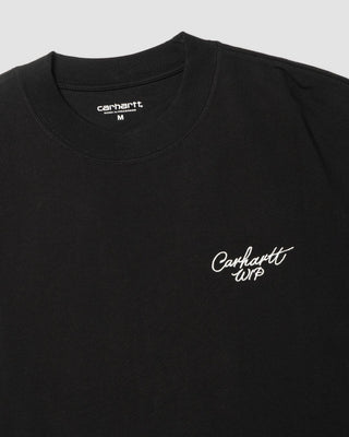 Carhartt WIP Signature Script T-Shirt Black / White