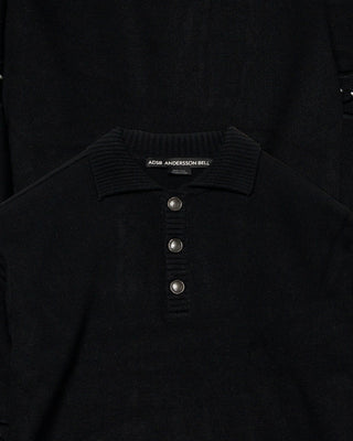 Andersson Bell Knitted Cut Out Polo Sweater