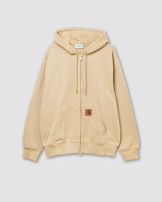 Carhartt WIP Hooded Eldon Sweat Jacket Dusty Hamilton Brown