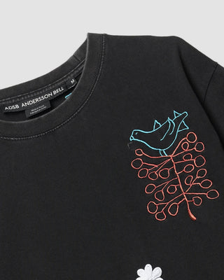 Andersson Bell March Embroidery T-Shirts Black