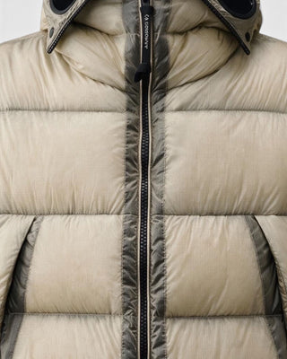 C.P. Company D.D. Shell Explorer Lens Down Jacket Silver Birch