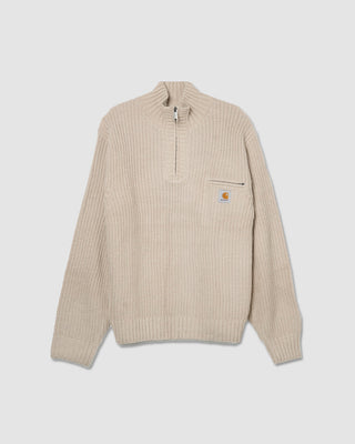 Carhartt WIP Detroit Half Zip Sweater Fleur De Sel