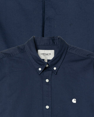 Carhartt WIP Madison Shirt Air Force Blue/Wax