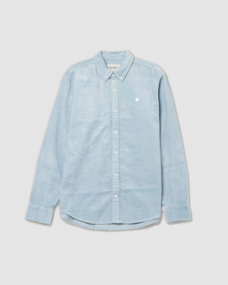 Carhartt WIP Madison Cord Shirt Dusty Ice/Wax