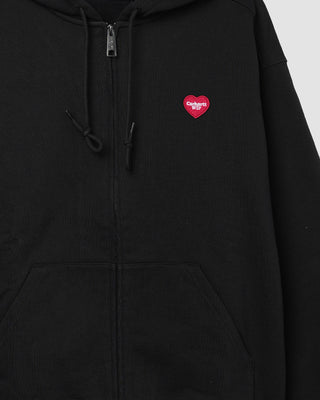 Carhartt WIP Hooded Heart II Hartt Sweat Jacket Black