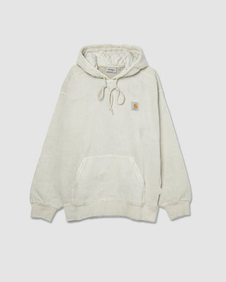 Carhartt WIP Hooded Vista Sweatshirt Cotton Sweat Fleur De Sel garment dyed