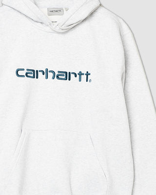 Carhartt WIP Hooded Carhartt Sweat Ash Heather/Duck Blue