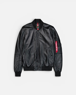 Alpha Industries MA-1 VF Vegan Leather Black