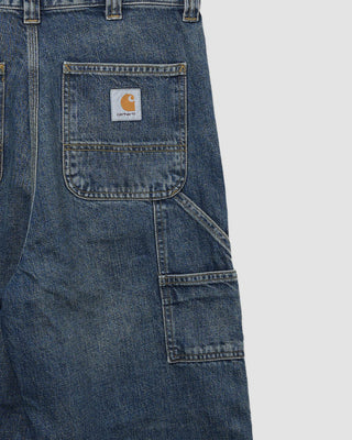 Carhartt WIP OG Double Knee Pant Blue dark used wash