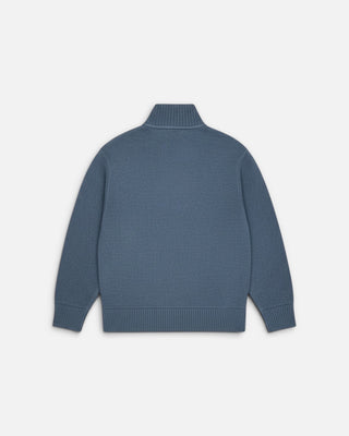 Rains Sowa Knit Zip Cardigan 507 Blue Dusk/Breeze