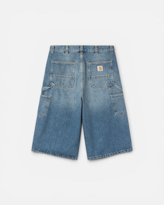Carhartt WIP OG Double Knee Long Short Blue Old Used Wash