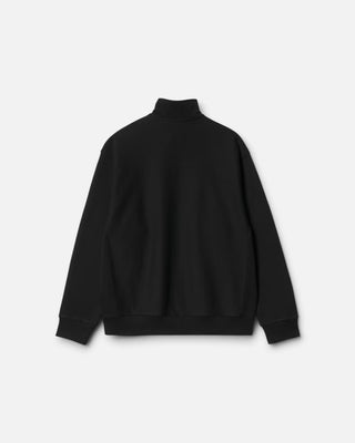 Carhartt WIP Half Zip American Script Sweatshirt Black
