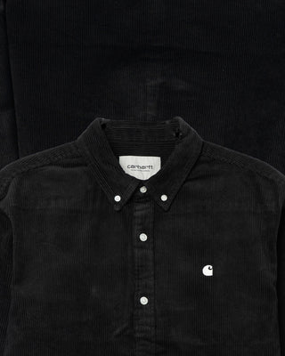 Carhartt WIP Madison Cord Shirt Black/Wax