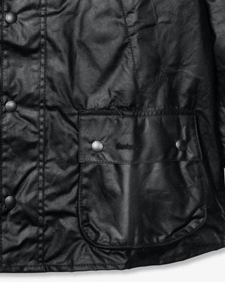 Barbour Bedale Wax Jacket Black-m1-e2