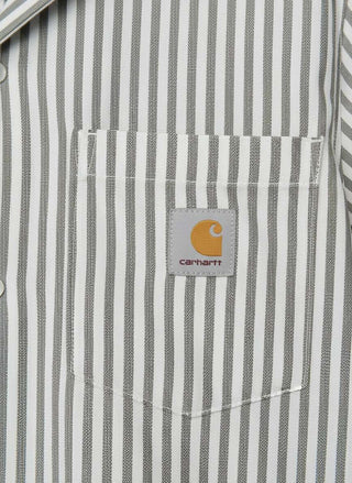 Carhartt WIP S/S Leavel Shirt Leavel Stripe Black/Wax