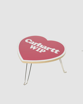 Carhartt WIP Heart Folding Table Scarlet / White