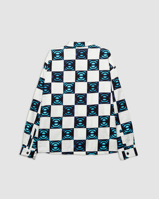 Edwin Digital Check Shirt Blue/White