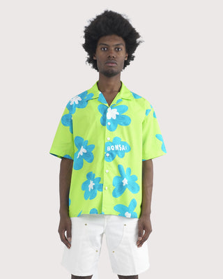 Bonsai Flower Shirt Acid Green