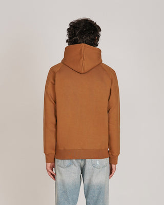 Carhartt WIP Hooded Chase Sweat Hamilton Brown