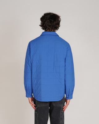 Stussy Quilted Fatigue Shirt Blue