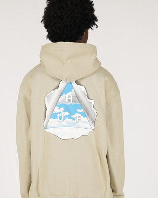 Huf Tear You A New One P/O Hoodie Sand