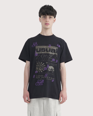 Usual Gecobs T-Shirt Black
