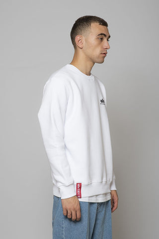 Alpha Industries Basic Sweater Small Logo White