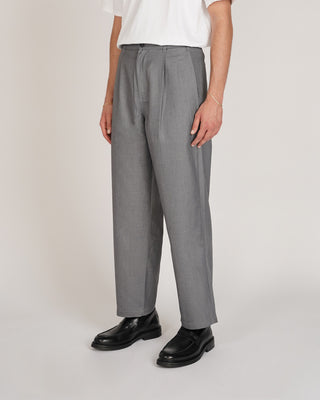 Stussy Volume Pleated Trouser Grey