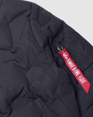 Alpha Industries Ma-1 Embroidered Logo Puffer Black