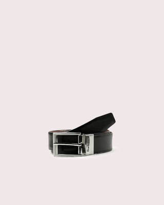 Barbour Fife Reversible Leather Belt Black