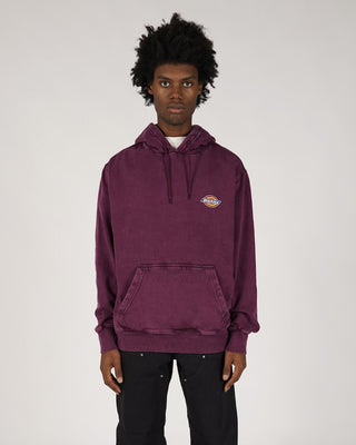 Dickies Icon Washed Hoodie Grape Wine