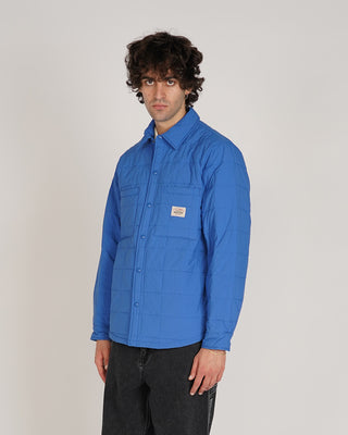 Stussy Quilted Fatigue Shirt Blue