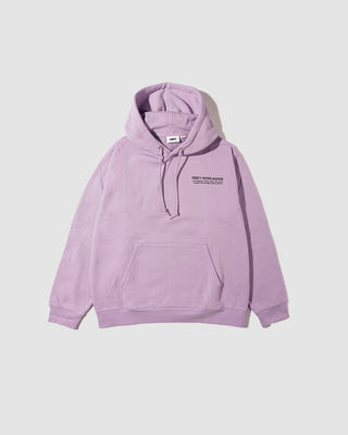 Obey Worldwide Cities Premium Hooded Fleece Digital Lavender