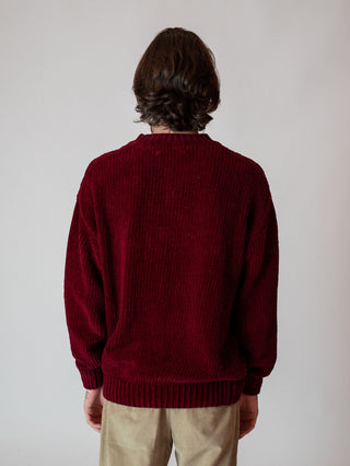 Bonsai Chenille Sweater Bordeaux - 1i-f-5