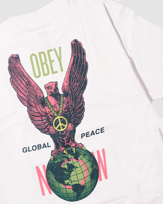 Obey Peace Eagle Classic Tee White