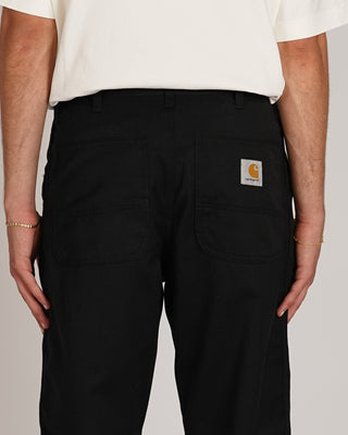 Carhartt WIP Simple Pant Black Rinsed