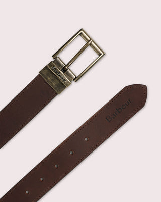 Barbour Reversible Tartan Leather Belt