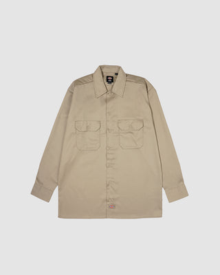 Dickies L/S Work Shirt Khaki