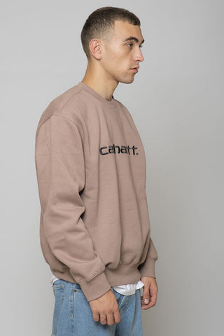 Carhartt WIP Sweat Earthy Pink/Black