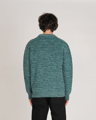 C93 Wool Sweater Petrol Multi