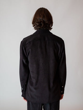 C93 Cord Shirt Black - 1i-dx-2
