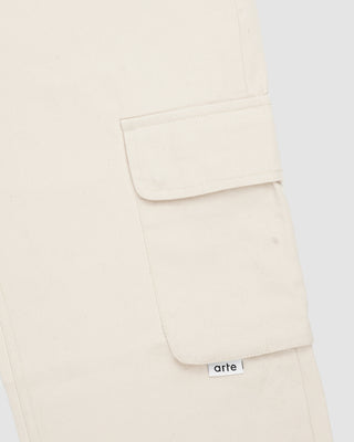 Arte Antwerp Jaden Cargo Pants Cream