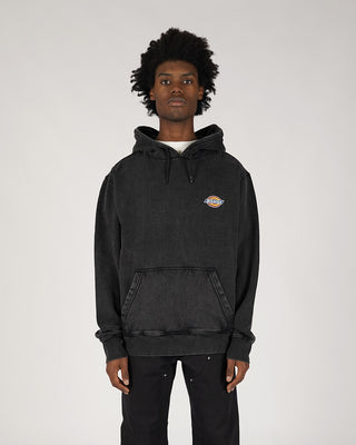 Dickies Icon Washed Hoodie Black - m1e-1