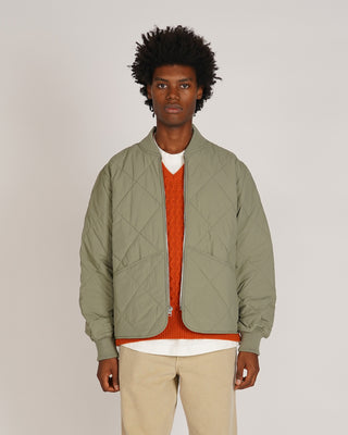 Stussy Dice Quilted Liner Jacket Olive